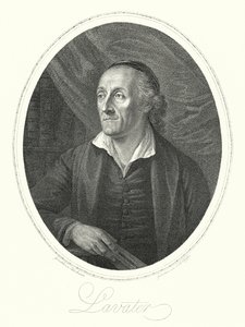 Johann Kaspar Lavater, sveitsiläinen teologi, kirjailija ja fysiognomisti (kaiverrus)