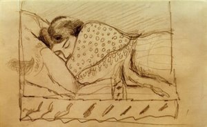 Elisabeth, Schlafend tekijältä August Macke