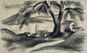 Hilterfingen Thunjärven rannalla tekijältä August Macke