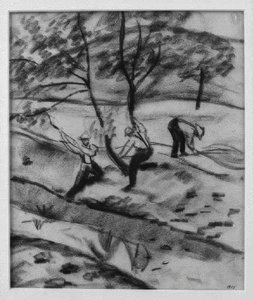 Metsämies Kandernissa tekijältä August Macke