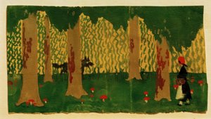Rotkäppchen tekijältä August Macke