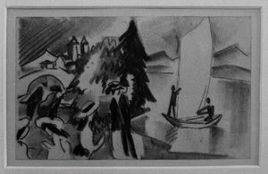 Keltaisten purjeiden tutkimus tekijältä August Macke