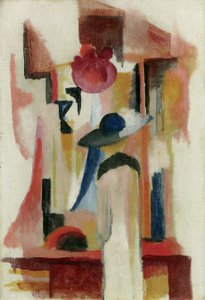 Tutkimus valoisasta näyteikkunasta, 1913 tekijältä August Macke