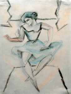 tanssija tekijältä August Macke