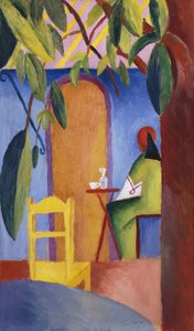 turkkilainen kahvila tekijältä August Macke
