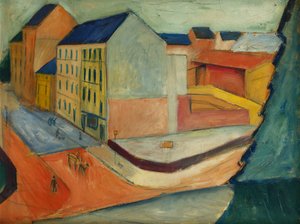 Katumme ratsastusareenalla, Bonn, 1913 tekijältä August Macke
