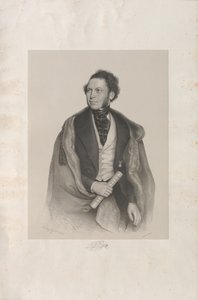 Muotokuva säveltäjästä ja kapellimestari Gottfried von Preyerista 1807-1901, 1845.