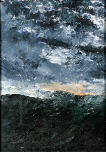 Maisema, merimaisema: Vågen VIII (Aalto VIII) tekijältä August Strindberg
