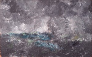 Storm in Skerries. "Lentävä hollantilainen" tekijältä August Strindberg