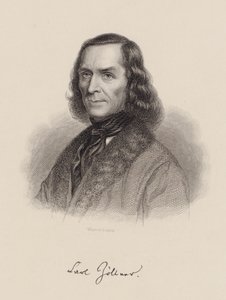 Säveltäjä Carl Friedrich Zöllnerin muotokuva 1800-1860 n. 1850.