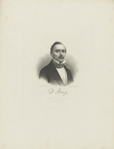 Pianisti ja säveltäjä Diederich Krugin muotokuva 1821-1880 n. 1850.