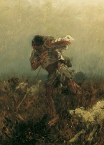 Poika jahtaa koirat tekijältä August von Pettenkofen