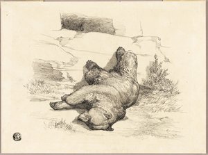 Venäläinen karhu tekijältä Auguste Andre Lancon
