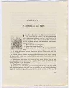 Frédéric Mistral: Mémoires et Recits by Frédéric Mistral: rakennukset ja puut (sivu 131) tekijältä Auguste Brouet