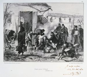 Ranskan edistynyt vartioasema Creteilissä, Pariisin piiritys, Ranskan ja Preussin sota, joulukuu 1870 1872