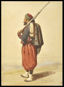Zouave tekijältä Auguste Delacroix