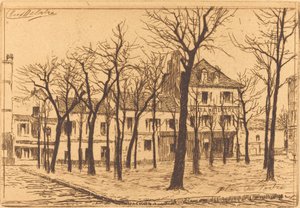 Place du Tertre tekijältä Auguste Delâtre
