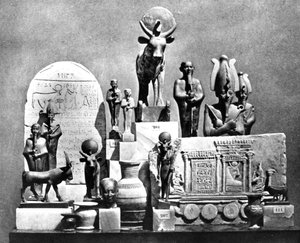 Artefacts, Memphis Saqqara, Egypti, 1893