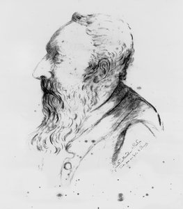 Kuvanveistäjä Auguste Rodinin muotokuva