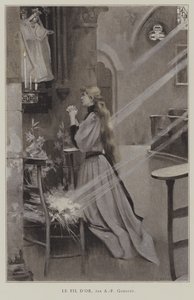 Henry Grevillen kuvitus lehteen Le Fil dOr.