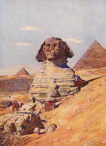 Sfinksi, Egypti (värilitro)