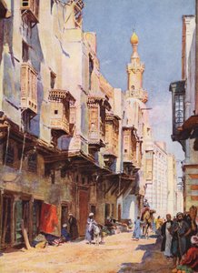 Vanha Kairo, Egypti (värilitro) tekijältä Auguste Gerardin