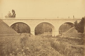 Viadukti Reininjoen yli, lähellä Pradinesia.