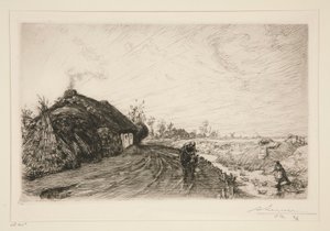 Polku Vendeen suota pitkin [Saint-Jean-de-Monts] tekijältä Auguste Lepere