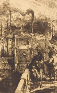 Gobelins Quarter Gobelins Quarter, 1893. tekijältä Auguste Lepere
