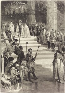 Venäjän keisari Aleksanteri III:n kruunaus (27. toukokuuta) tekijältä Auguste Lepere