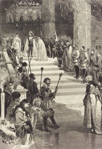 Venäjän keisari Aleksanteri III:n kruunaus 27.5.1883.