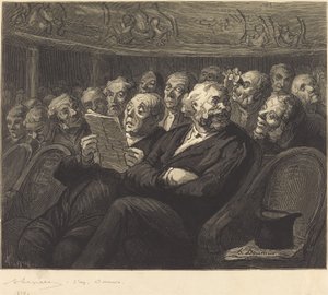 The Orchestra Seats, 1878. tekijältä Auguste Lepere
