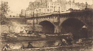 Pont Neuf, 1901. finlandès tekijältä Auguste Lepere