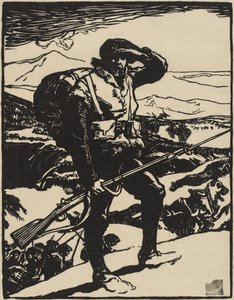Katse Reinin tasangolle tekijältä Auguste Lepere