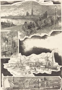 Rouen, 1888. tekijältä Auguste Lepere