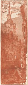 Saint-Severin, julkaistu 1901. tekijältä Auguste Lepere