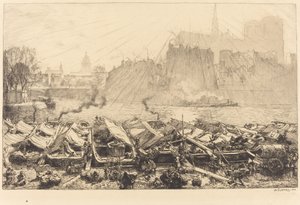 Suuri Apple Market tekijältä Auguste Lepere