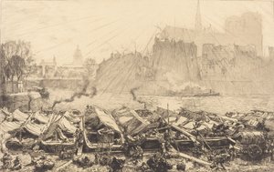 Suuret omenamarkkinat Suuret omenamarkkinat, 1917. tekijältä Auguste Lepere