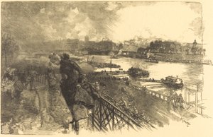 Seine lähellä Austerlitzin siltaa, 1888.