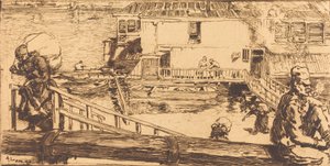 Pesutalo Pesutalo, 1891. tekijältä Auguste Lepere