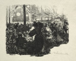 14. heinäkuuta, Rue de Belleville, klo 10 tekijältä Auguste Louis Lepère