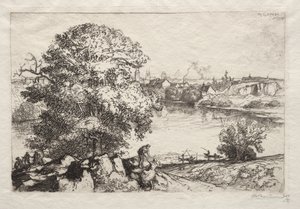 Angers: Estany finlandès de Sant Nicolau tekijältä Auguste Louis Lepère