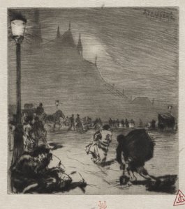 Pont-aux-Doublesin kulmassa tekijältä Auguste Louis Lepère