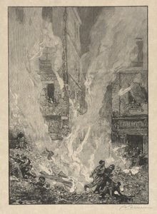 [Kaupunkipalo] tekijältä Auguste Louis Lepère