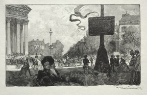 Cantonada de la Rue Royalefinnish tekijältä Auguste Louis Lepère