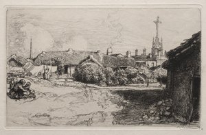 Golgata, St. Jean-de-Mont tekijältä Auguste Louis Lepère