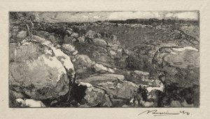Long-Rocherin sirkus tekijältä Auguste Louis Lepère