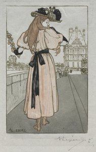 Pariisin almanakka, 1897: Kevät tekijältä Auguste Louis Lepère