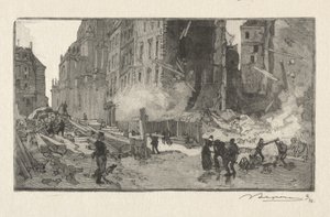 Place Gerson ja Rue Restot tekijältä Auguste Louis Lepère