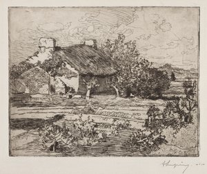Old Bourrine, House of the Marais, Vendée tekijältä Auguste Louis Lepère